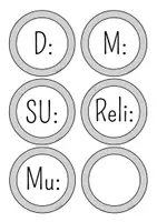 Vorschau - Lehrpläne/Lehrermaterial - Hausaufgaben-Schilder für die Tafel (grau) - Seite 2