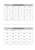 Vorschau - Spiele - Englisch-Bingo: Irregular Verbs - Seite 1