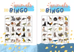 anteprima - Giochi - Tombola / Bingo sugli animali in inglese | English ESL, EFL - Pagina 2