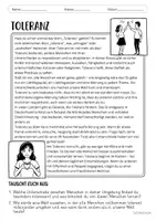 Vorschau - Arbeitsblätter - Mini-Wissen - Toleranz - Seite 2
