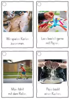 Vorschau - Fördermaterial/Inklusion - Tolle Hobbys, Lesekarten für Erstleser (Silbenmethode), Nr. 004 - Seite 3