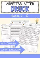 Vorschau - Arbeitsblätter - Druck Physik Arbeitsblätter mit Lösungen Lesetext - Deckblatt