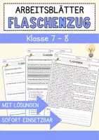 Vorschau - Arbeitsblätter - Flaschenzug Physik Arbeitsblätter mit Lösungen Lesetext - Deckblatt