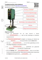 Vorschau - Arbeitsblätter - Tischbohrmaschine sicher bedienen - Seite 3