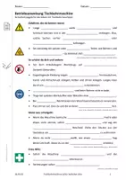 Vorschau - Arbeitsblätter - Tischbohrmaschine sicher bedienen - Seite 1