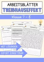 Vorschau - Arbeitsblätter - Treibhauseffekt Physik Arbeitsblätter mit Lösungen Lesetext - Deckblatt