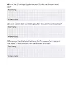 Vorschau - Arbeitsblätter - Prozentrechnung - Aufgaben zum Grundwert, Prozentwert und Prozentsatz - Seite 3