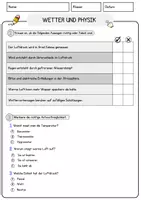 Vorschau - Arbeitsblätter - Wetter und Physik Physik Arbeitsblätter mit Lösungen Lesetext - Seite 2