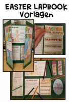 Vorschau - Mal- und Bastelvorlagen - EASTER - Lapbook - Seite 1