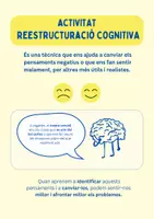 Vista previa - Hojas de trabajo - ACTIVITAT REESTRUCTURACIÓ COGNITIVA - Portada