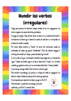 Vista previa - Hojas de trabajo - Hundir los verbos irregulares - página 1