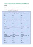 Vorschau - Arbeitsblätter - Französisch: Ferienbingo - Ostern - Seite 1