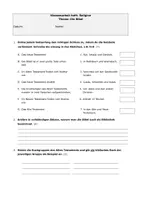Vorschau - Arbeitsblätter - Klassenarbeit_Bibelkunde - Deckblatt