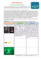 Vorschau - Unterrichtsreihen - Kursstufe Physik 7.1: Der Fotoeffekt (PDF, DOCX, Musterlösung) - Deckblatt