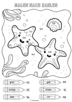 Vorschau - Arbeitsblätter - Einmaleins 1x1 Unterwasserwelt - Seite 3