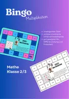 Vorschau - Spiele - Bingospiel Multiplikation - Deckblatt