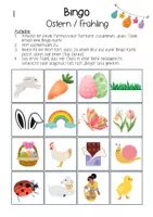 Vorschau - Spiele - Bingo Ostern Frühling DaZ DaF Grundschule Sek I - Seite 3