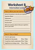 Vorschau - Arbeitsblätter - Pauker Englisch (Jg. 5-6) - Superhelden in Action! (3x differenziert) - Seite 3