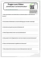 Vorschau - Arbeitsblätter - Schildvulkan und Schichtvulkan - Deckblatt