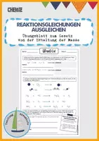 Vorschau - Arbeitsblätter - Chemische Reaktionen - Arbeitsblätter-Sammlung (wachsendes Paket) - Seite 1