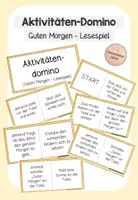 Vorschau - Spiele - Aktivitäten-Domino - Guten Morgen-Lesespiel - Deckblatt