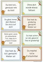 Vorschau - Bildkarten - Lobkärtchen / Belohnungskärtchen (positive Verstärkung, Growth Mindset) - Seite 2