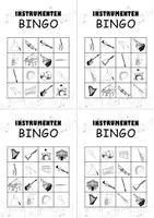 Vorschau - Spiele - Instrumenten BINGO Spiel für den Musikunterricht - Seite 2