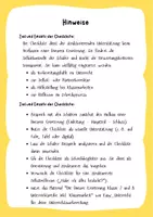 Vorschau - Arbeitsblätter - Checkliste für die lineare Erörterung Klasse 7 und 8 - Seite 1