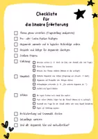 Vorschau - Arbeitsblätter - Checkliste für die lineare Erörterung Klasse 7 und 8 - Seite 2