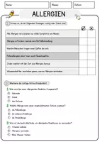 Vorschau - Arbeitsblätter - Allergien Physik Arbeitsblätter mit Lösungen Lesetext - Seite 2