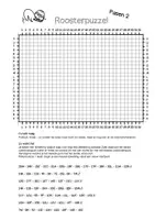 Voorbeeld - Roosterpuzzel - Pasen - Lente - Substitutieles - Pagina 2