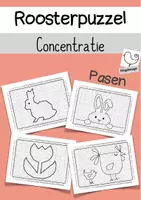 Voorbeeld - Roosterpuzzel - Pasen - Lente - Substitutieles - Voorblad