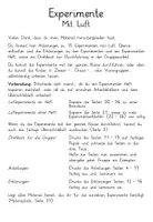 Vorschau - Arbeitsblätter - Experimente zum Thema Luft - Forscherheft - Seite 1