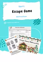 Vorschau - Spiele - Escape Game Weihnachten - Deckblatt