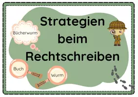 Vorschau - Poster - Strategien beim Rechtschreiben - Merkplakate, Symbole - Seite 1