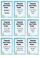Vorschau - Spiele - Bewegungsspiel Winterferien - Tausche den Platz, wenn ... - Seite 1