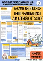 Vorschau - Stundenentwürfe - Materialpaket zum Jugendbuch Tschick - Deckblatt