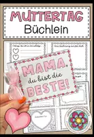 Vorschau - Mal- und Bastelvorlagen - Muttertag - Büchlein (verschiedene Bastelvorlagen) - Deckblatt