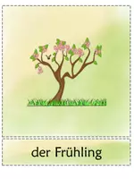 Vorschau - Präsentationen/Tafelbilder - Tafelmaterial BiKaWoKa Frühling & Ostern DaZ/DaF - Seite 1