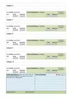 Vorschau - Stationenlernen - Wochenplan/Zweiwochenplan Vordruck Schülerblatt mit differenzierter Rückmeldung - Seite 3