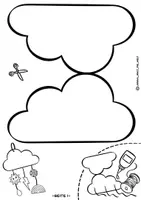 Vorschau - Stationenlernen - Bastelvorlage "April-Mobile" / Frühling Aprilwetter - Seite 3