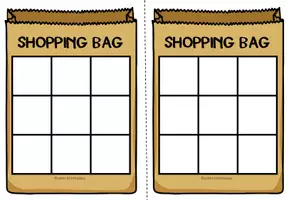 Vorschau - Stationenlernen - Let's go shopping! (Food) - Legeübung - Seite 2