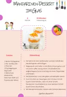 Vorschau - Poster - Mandarinen-Dessert im Glas - Rezept - Seite 1