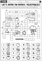 Vorschau - Arbeitsblätter - Vegetables - Let's work on words! (2-fach differenziert) - Seite 1