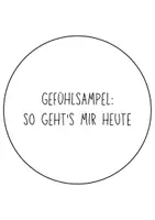 Vorschau - Lehrpläne/Lehrermaterial - Gefühlsampel - So geht's mir heute - Seite 1