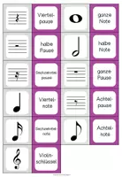 Vorschau - Spiele - NOTEN- & PAUSENWERTE - Paare finden - Seite 2