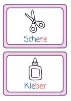 Vorschau - Lehrpläne/Lehrermaterial - „Du brauchst...“-Karten für die 1. Klasse (rosa) - Seite 3