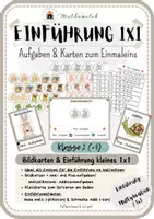 Vorschau - Präsentationen/Tafelbilder - Einführung 1x1 Einmaleins- Einstieg- Tafel-/ Legematerial - Deckblatt