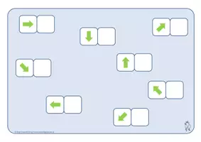 Vorschau - Fördermaterial/Inklusion - Klettmappen: Raumlage - Serialität - optische Differenzierung - Seite 2