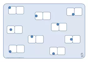 Vorschau - Fördermaterial/Inklusion - Klettmappen: Raumlage - Serialität - optische Differenzierung - Seite 3